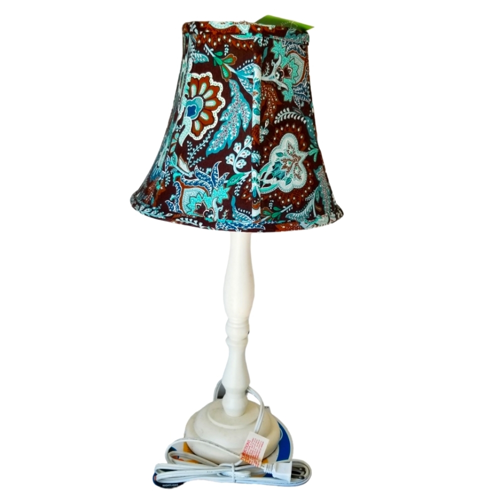 Vera Bradley Java Blue Shabby Chic Table Lamp